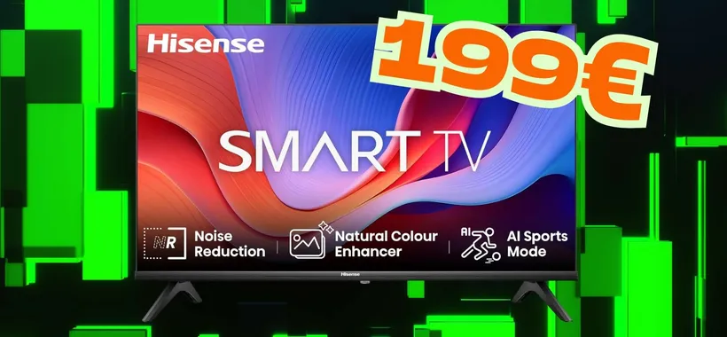 Smart TV Hisense da 40 pollici FHD con Alexa tua a soli 199€ su Amazon