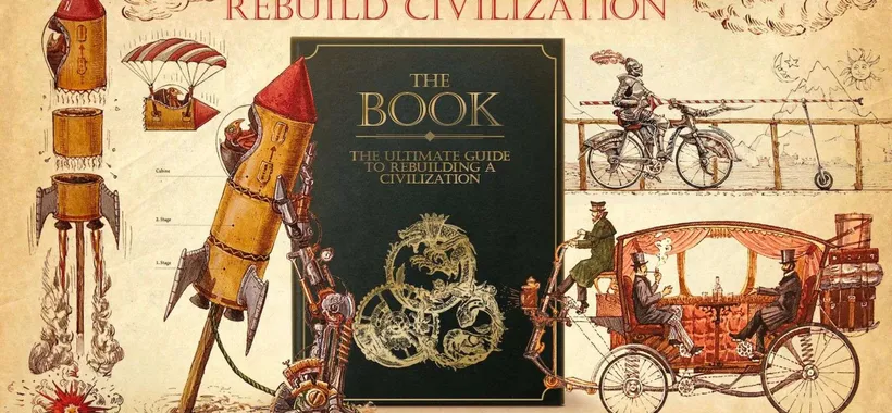 The Boook: il manuale definitivo per ricostruire la civiltà arriva finalmente su Amazon Italia