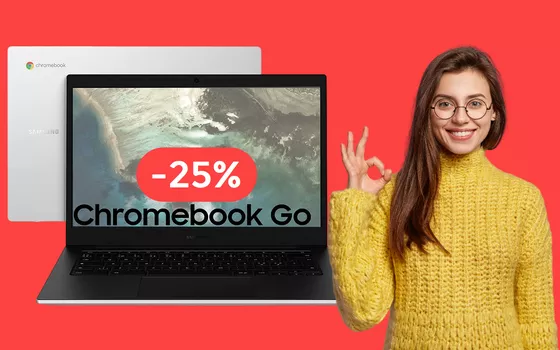 Chromebook Samsung oggi ad un prezzo davvero IRRESISTIBILE