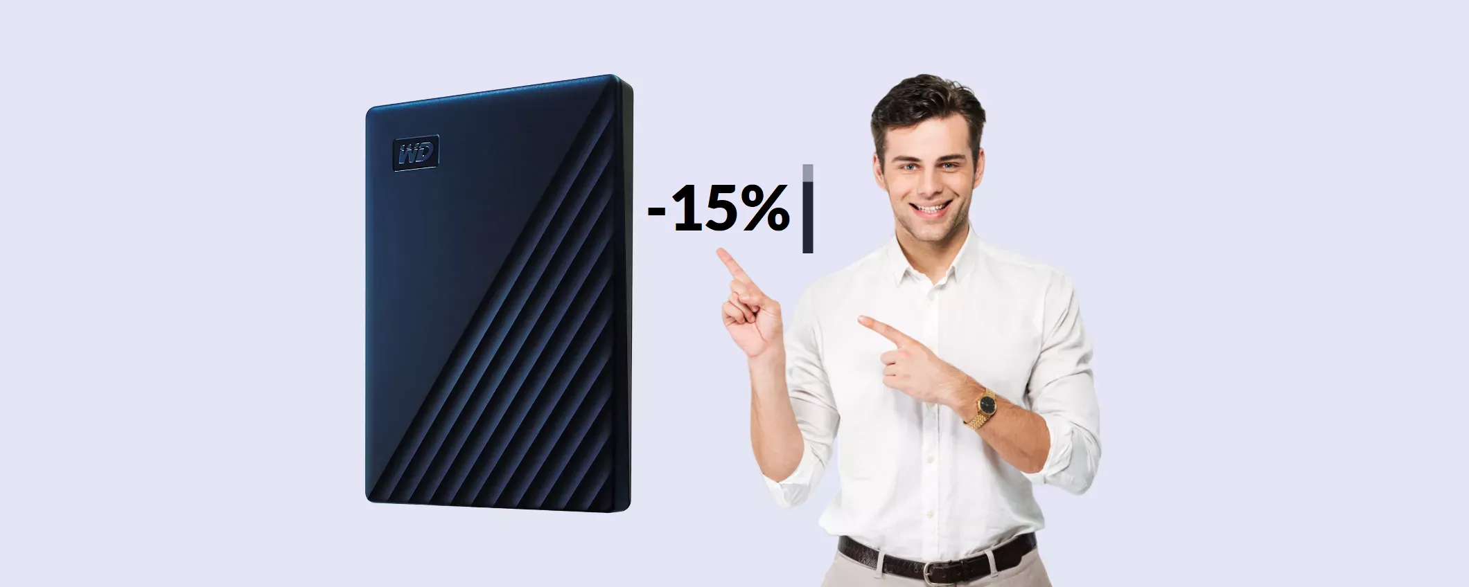 Hard disk esterno 2TB: solo 99€ per dare un po' di respiro al Mac