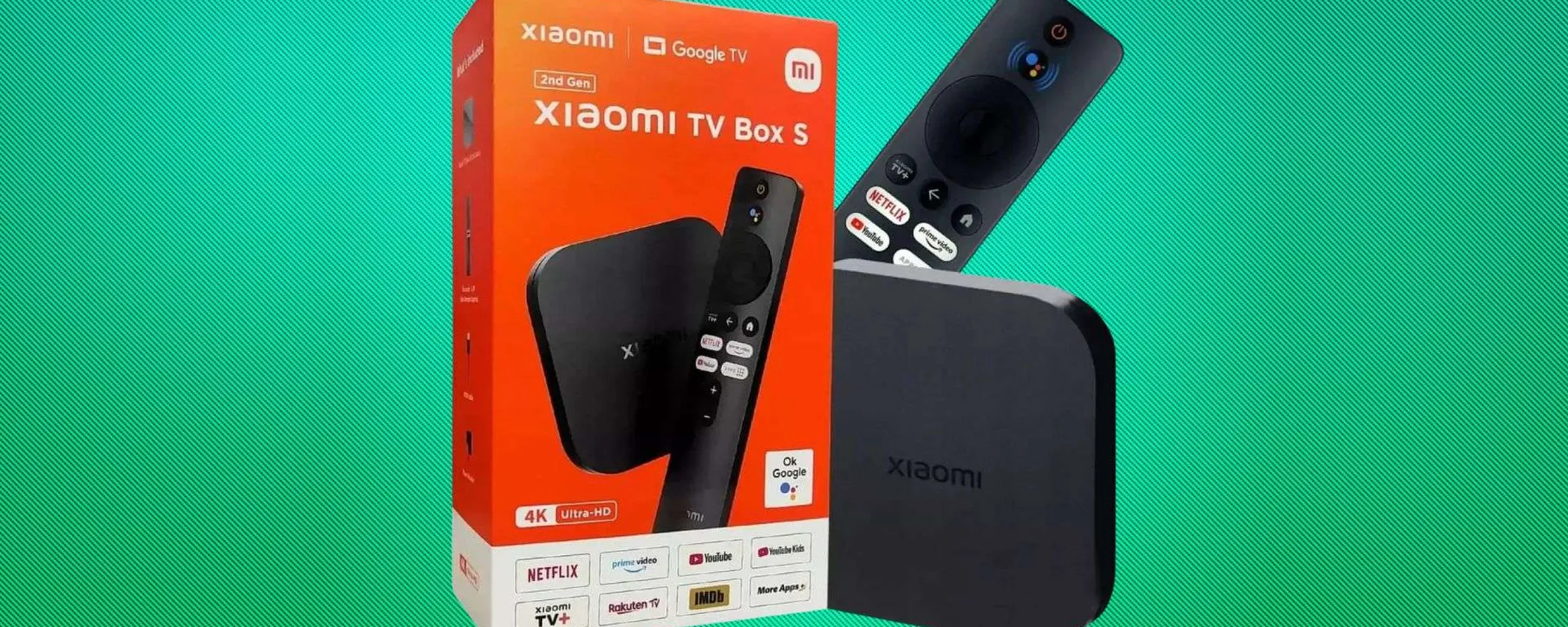 Xiaomi Mi TV Box S 2ª Generazione: oggi è tuo a meno di 60€
