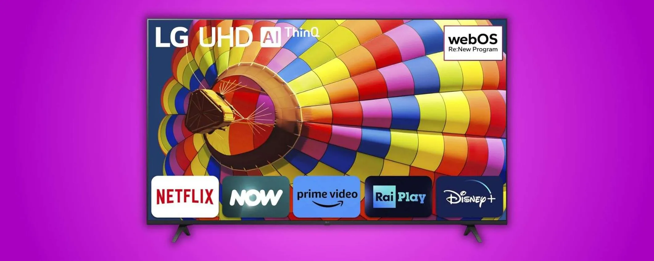 LG UHD 55'' LG UHD 55'' UT8000: esperienza cinematografica definitiva a prezzo shock (Amazon)
