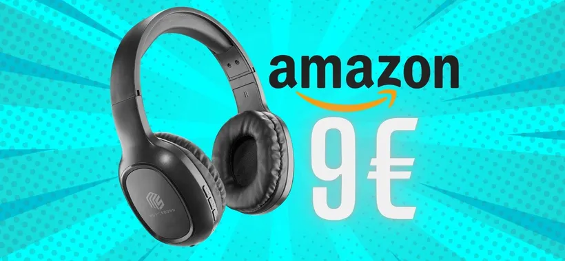 Cuffie Bluetooth comode con autonomia da 14 ore a prezzo sgretolato (9€)