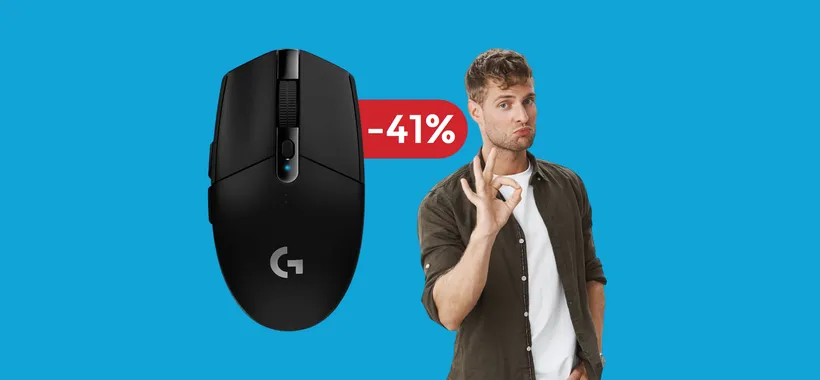 Mouse gaming Logitech ad un prezzo IRRESISTIBILE: bastano 43€