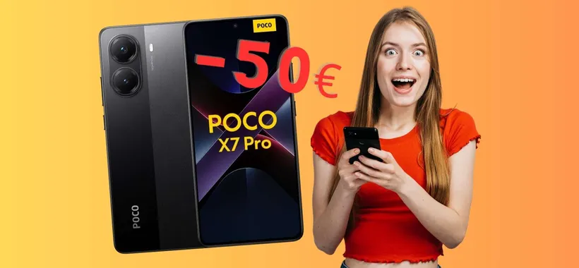 POCO X7 Pro (12/512GB) con HyperCharge da 90W e batteria da 6000mAh (-50€)
