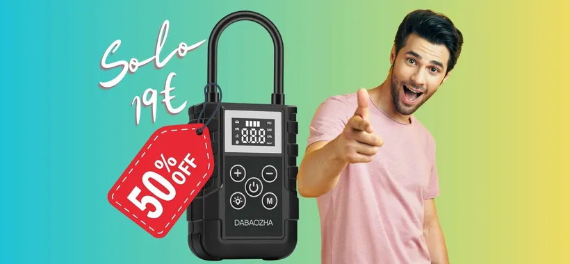 Compressore portatile che gonfia di tutto in OFFERTA al 50% in MENO