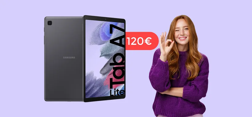 Tablet Samsung ad un prezzo mai così basso: con 120€ è già tuo