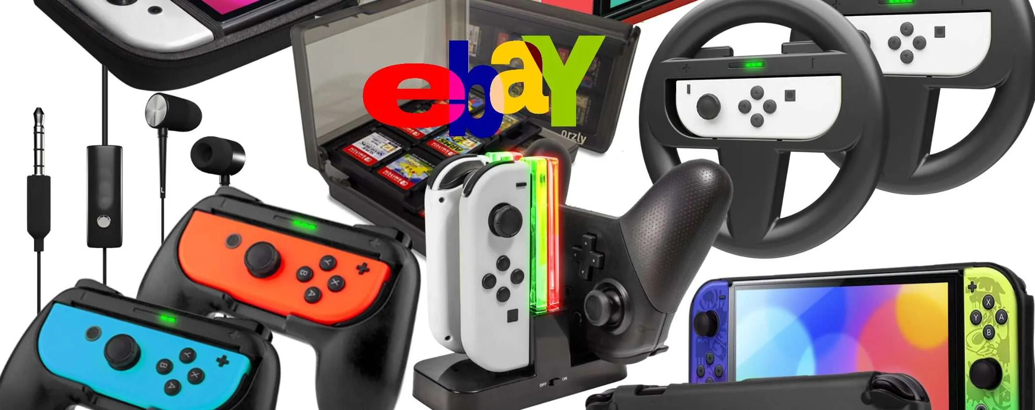 Gli Accessori perfetti per la tua Nintendo Switch? Solo su eBay a prezzi top