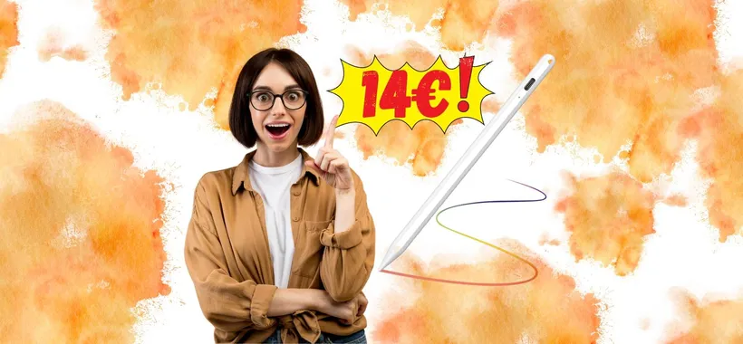 Penna per iPad (2018-2023) precisa e sensibile, tua a 14€