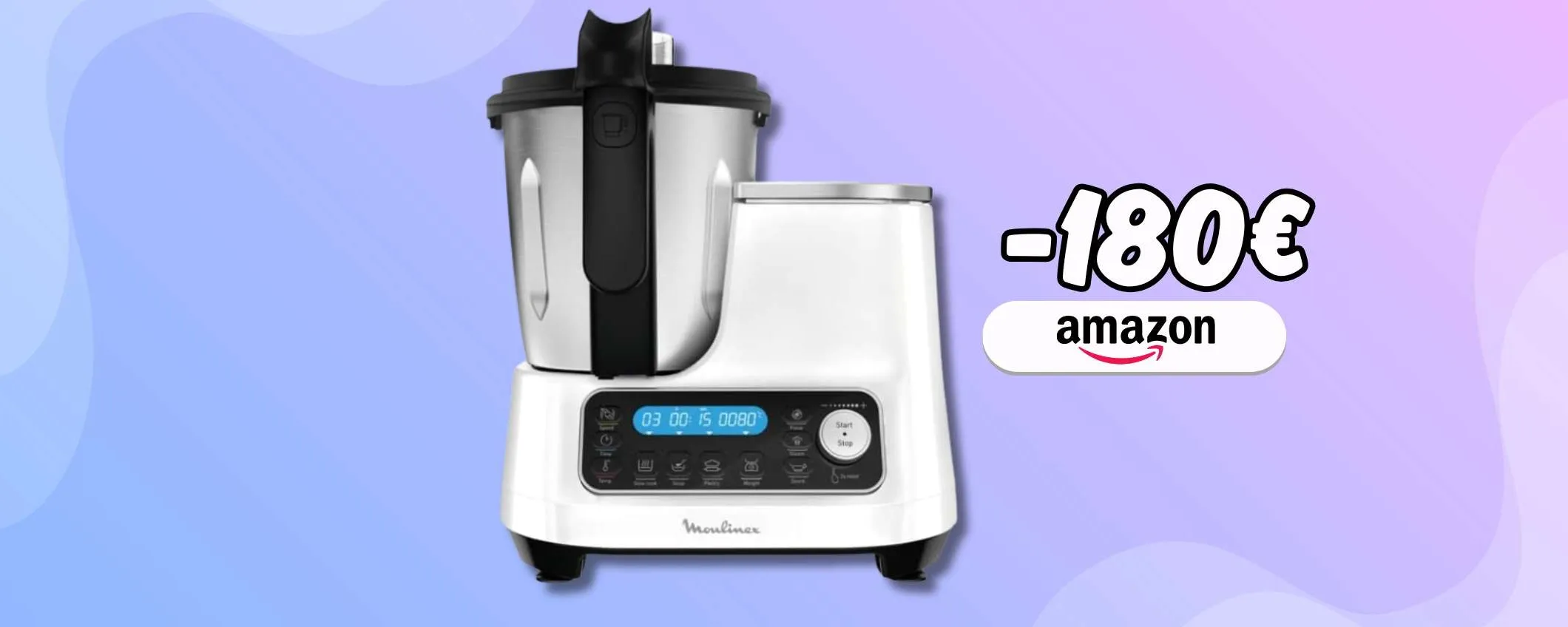 Quest'estate cucina tutto Moulinex ClickChef, il robot è iperscontato