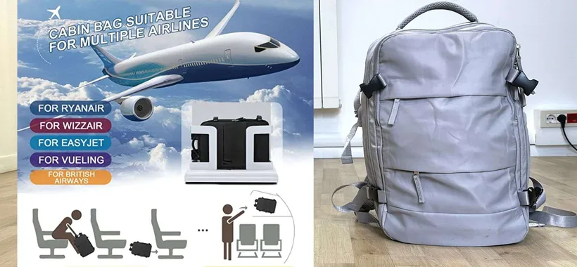 Zaino bagaglio per NON pagare extra con RyanAir: la prova, FUNZIONA davvero?