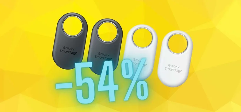 Samsung Galaxy SmartTag2 (4PZ) al 55%: ritrova gli oggetti che hai perso