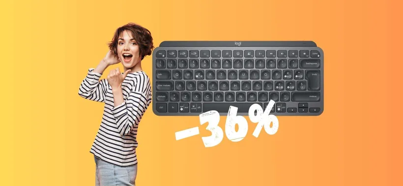 Logitech MX Keys: la REGINA delle tastiere compatte al 36%