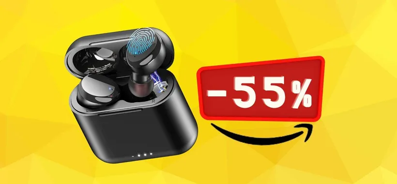 Auricolari Bluetooth: SUPER OFFERTA su Amazon (-55%)