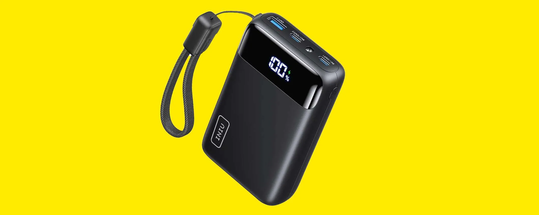 Mini powerbank da 20.000 mAh a soli 17€: sta in una tasca e carica di tutto