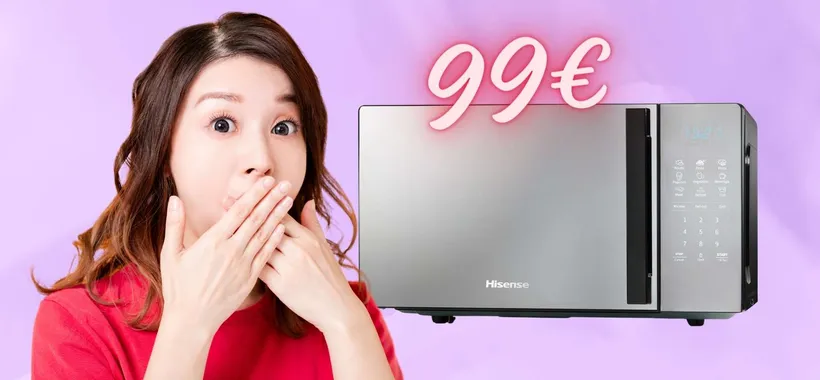OFFERTA BOMBA di Amazon per il forno microonde Hisense (99€)