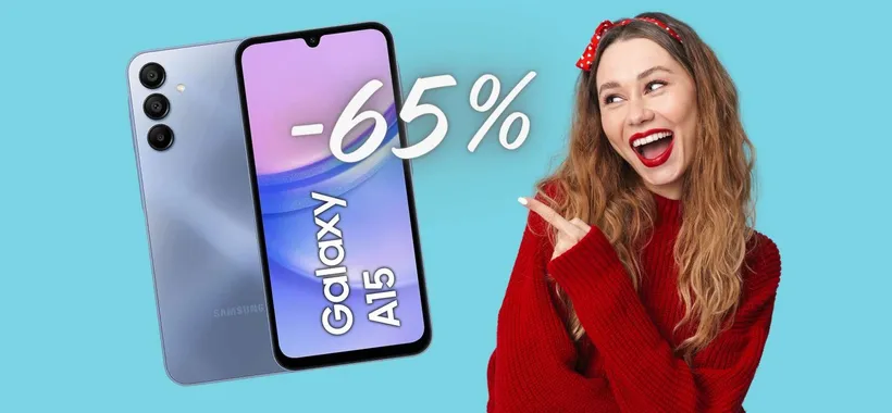 Samsung Galaxy A15 a PREZZO SHOCK su eBay, ora al 65% in MENO
