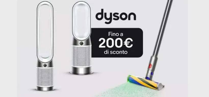 Dyson in SVENDITA TOTALE: fino a 200€ di sconto sui prodotti più desiderati