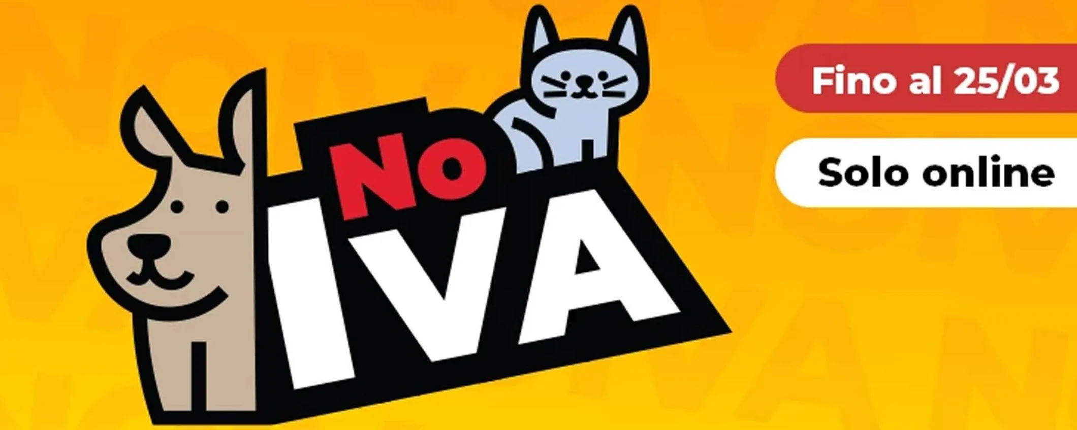 Due giorni di NO IVA da Arcaplanet: super sconto sui prodotti per animali