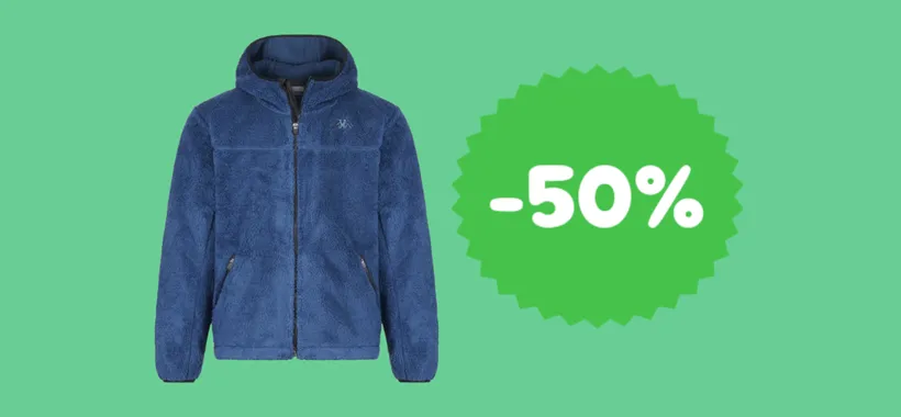 Voglia di shopping? Ecco le felpe di pile di Kappa a metà prezzo