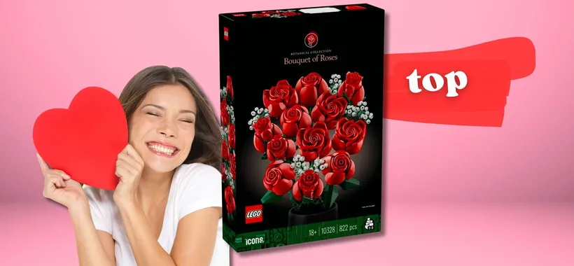 Speciale San Valentino: regala un bouquet di rose ETERNO con LEGO