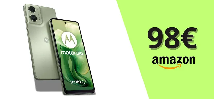 MOTOROLA G24 4G, occasione top: tuo in tre rate da 34,63€