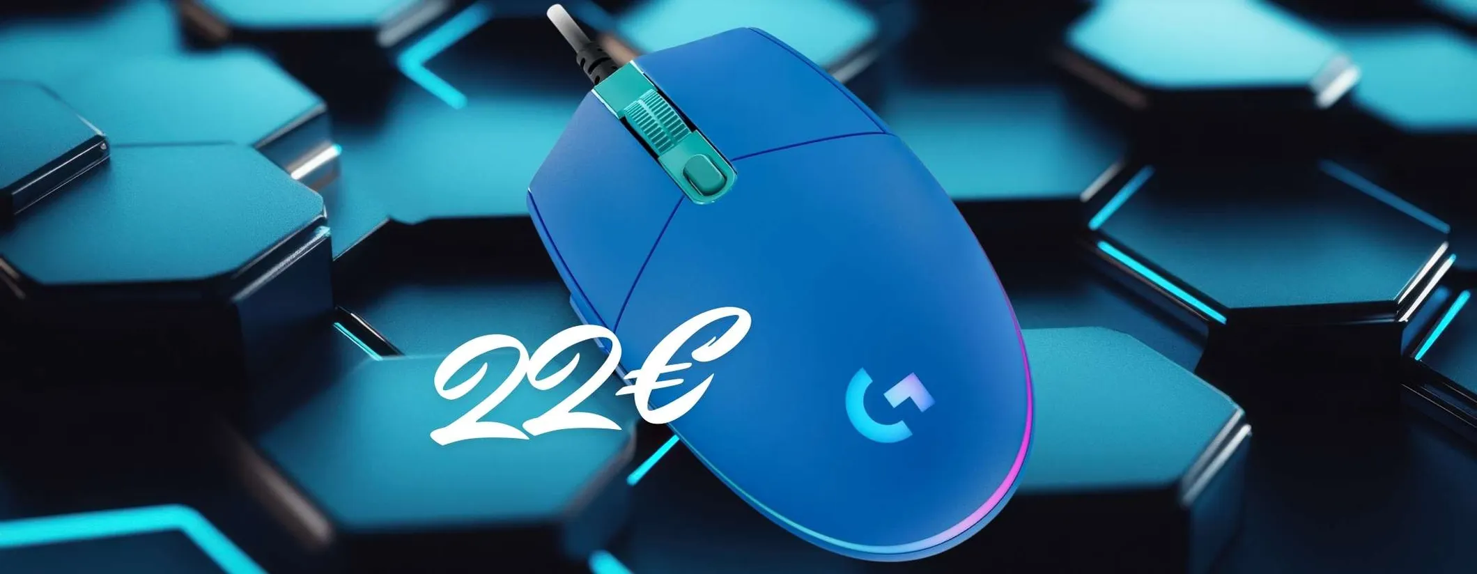 Logitech G203 LIGHTSYNC: mouse da gaming con 6 pulsanti programmabili a 22€