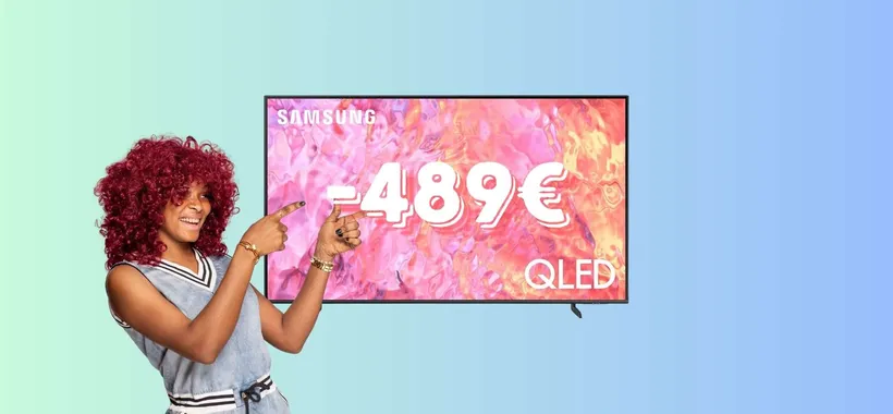 Samsung TV QLED 55": SALVA 489€ acquistandola su MediaWorld