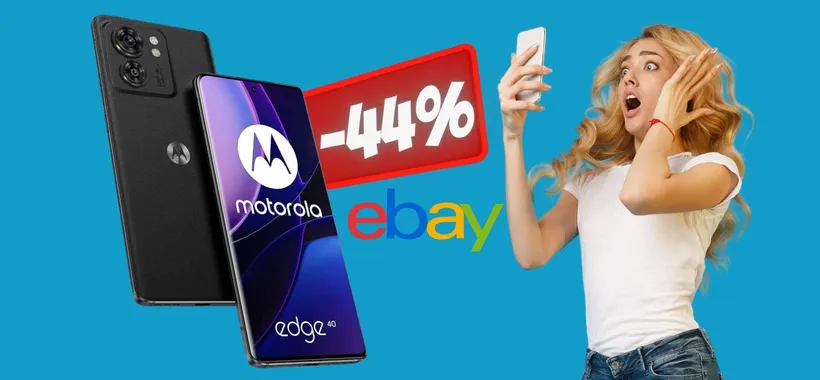 Motorola Moto Edge 40 5G a PREZZO SGRETOLATO su eBay (-44%)