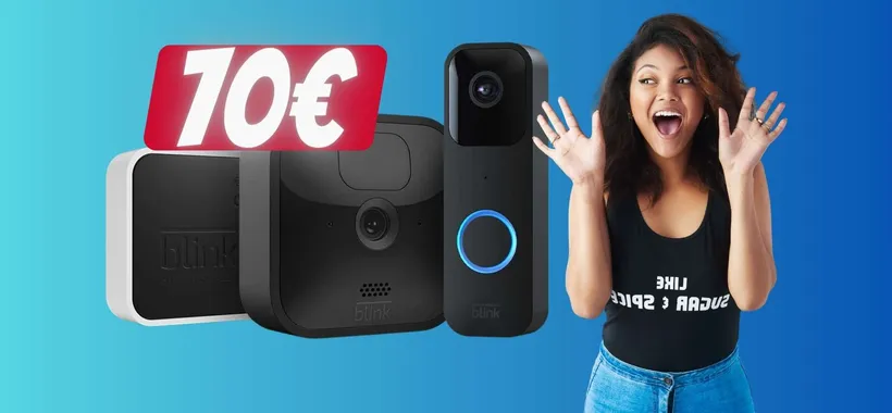 Telecamera di sicurezza Blink + campanello smart a un PREZZACCIO