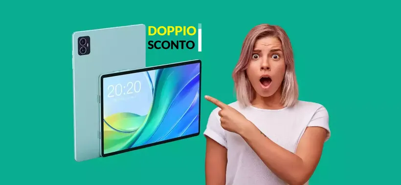 Con poco più di 100€ prendi un eccellente tablet Android da 10''