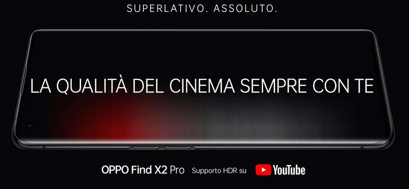 OPPO Find X2 e X2 Pro: HDR per YouTube e non solo