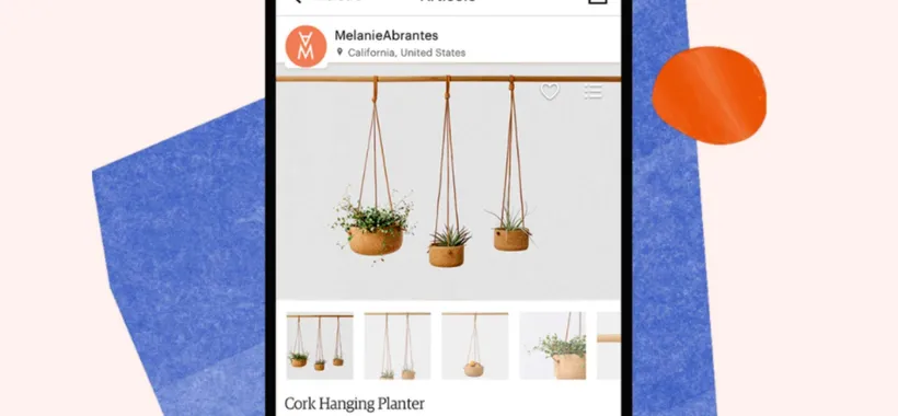 Etsy: opere d'arte sulla parete con l'iPhone