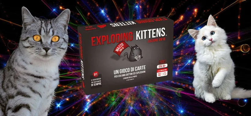 Fai saltare in aria i GATTINI con questo gioco di carte unico