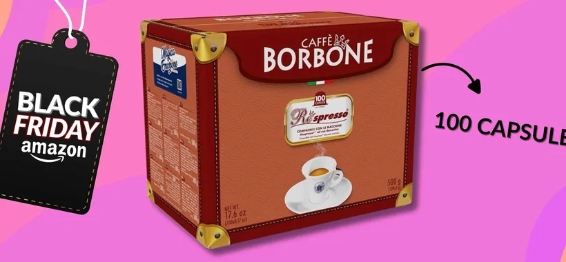Caffè Borbone miscela NERA: 100 capsule per Nespresso a prezzo TOP
