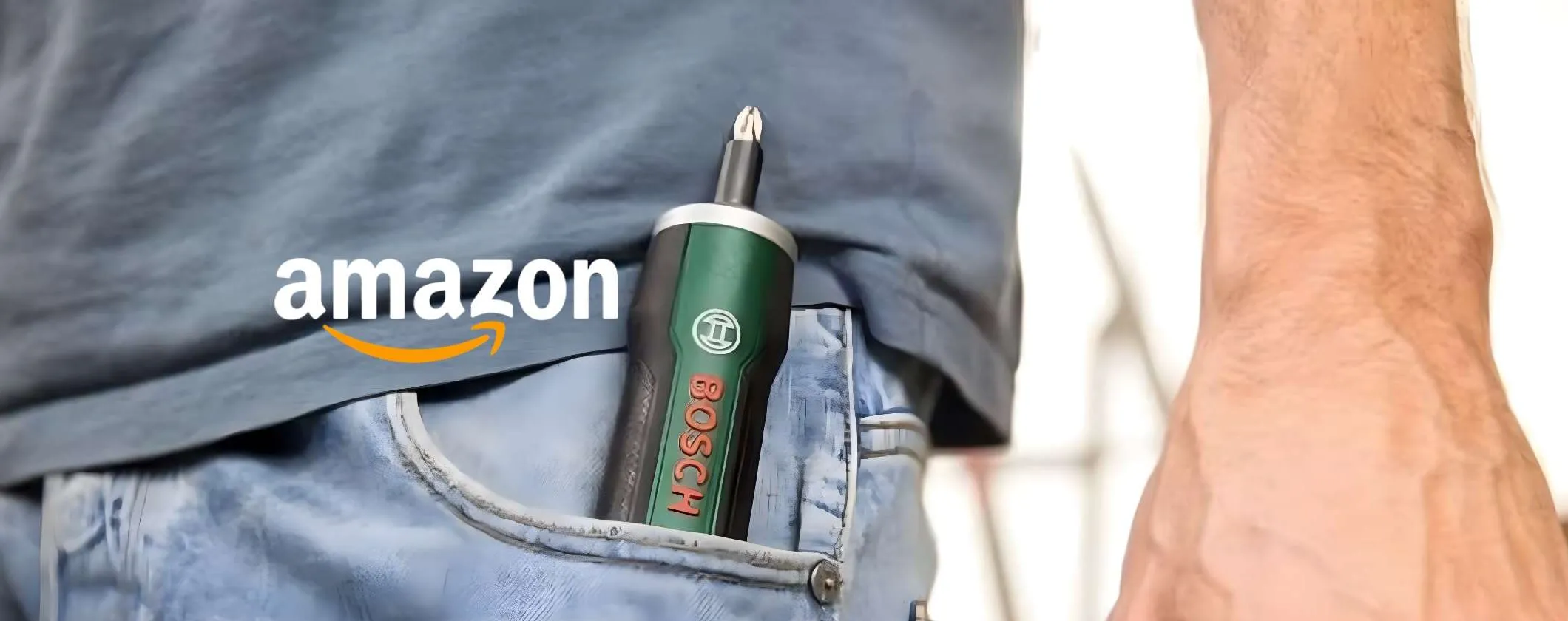 Cacciavite a batteria Bosch PushDrive a prezzo da mercatino su Amazon