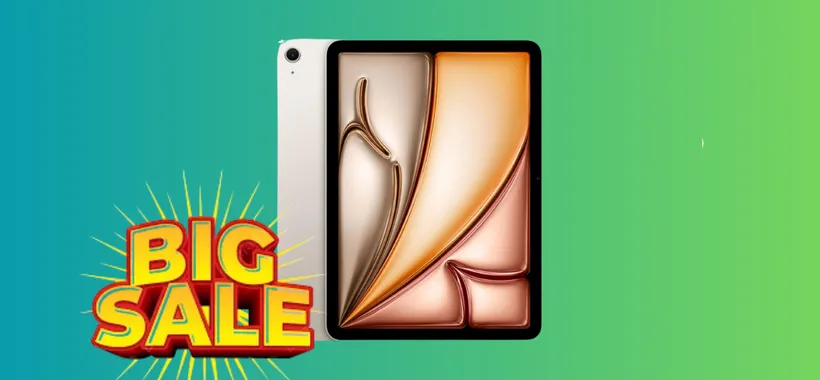 Apple iPad Air con chip M2: con la promo Amazon risparmi più di 100€