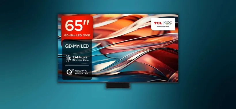 TCL 65Q10B Mini LED 65'' a 999,90€: sconto del 38% su una TV top di gamma 4K