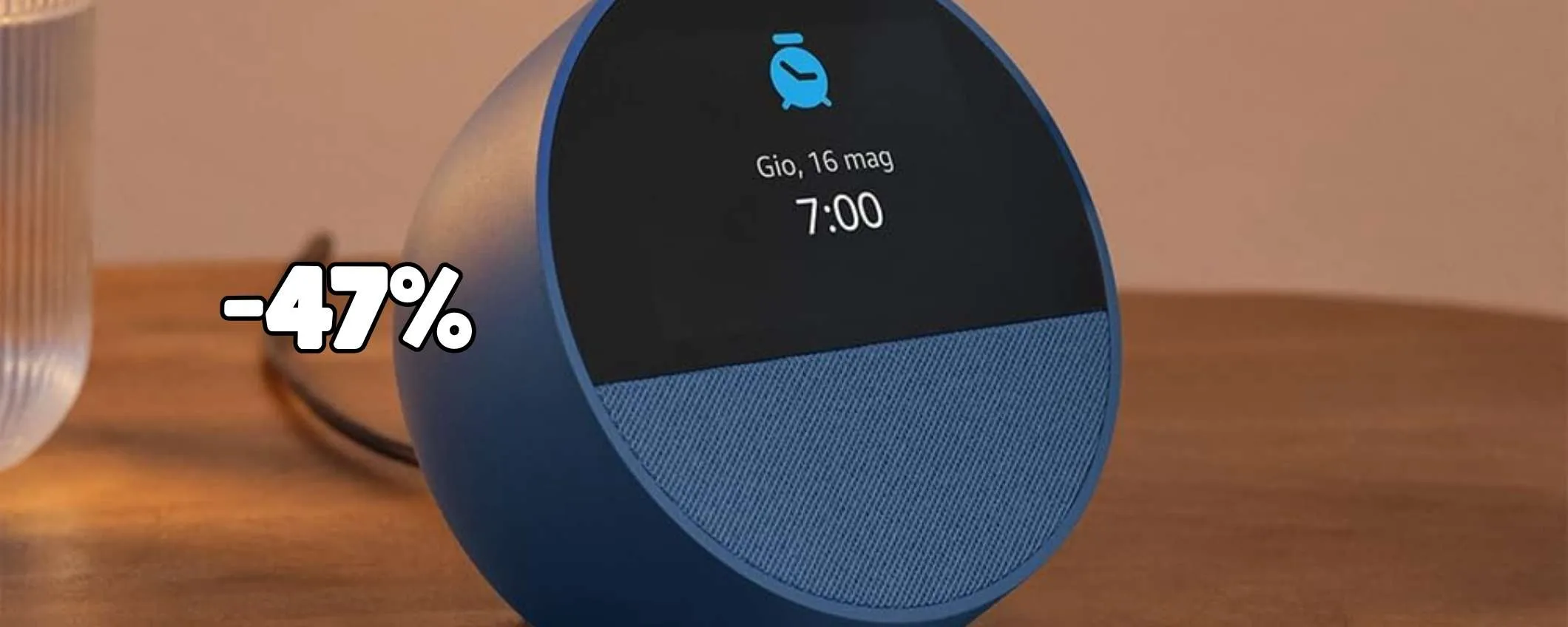 Echo Spot, il prezzo è TRINCIATO a metà: acquisto perfetto su Amazon