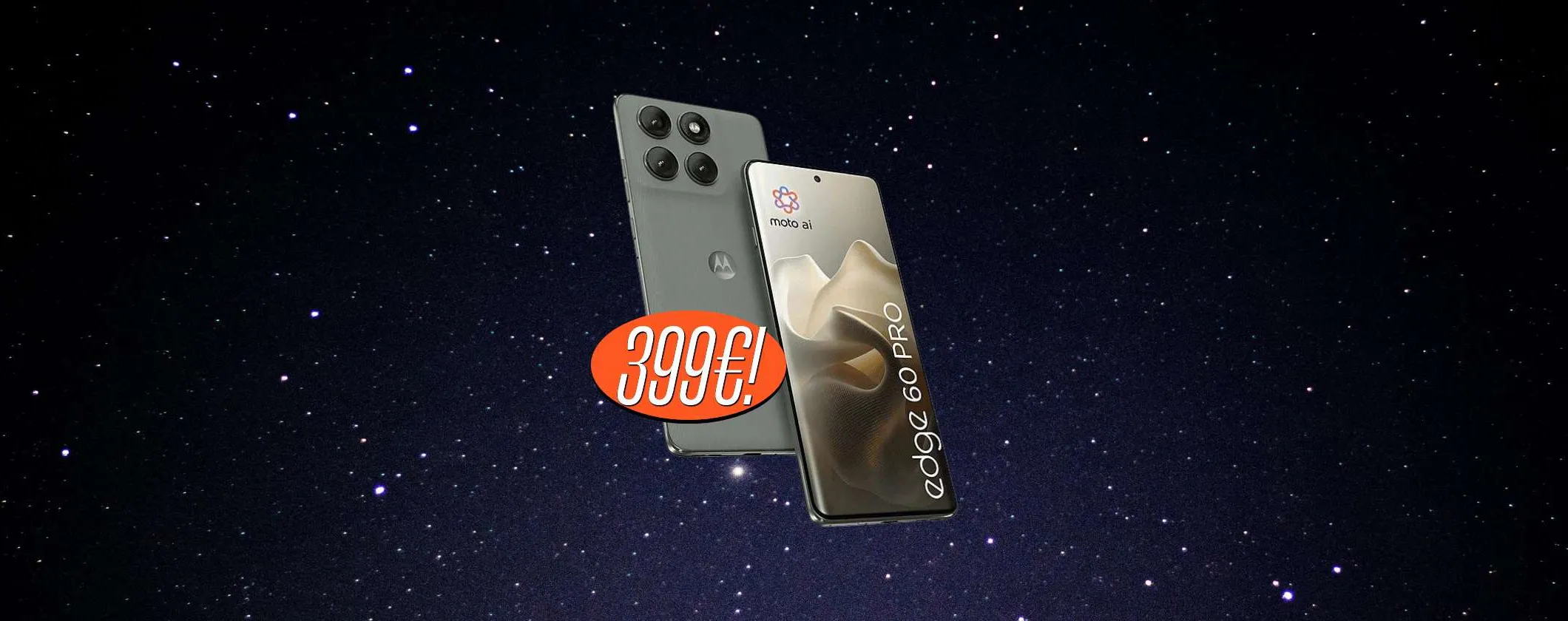 Motorola edge 60 Pro: scopri il coupon che te lo regala a 399€