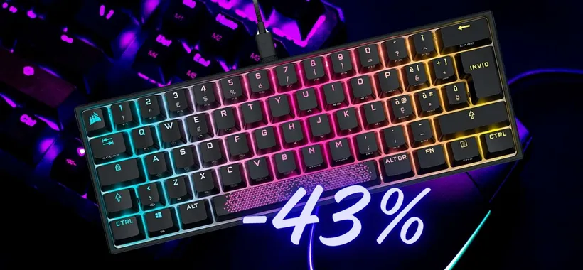 La tastiera da gaming Corsair K65 è in PROMOZIONE al 43% su Amazon