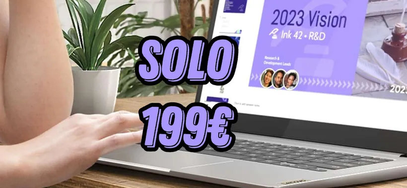 Lenovo IdeaPad Slim 3: il Chromebook senza compromessi a soli 199€ col Prime Day