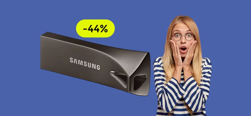 Chiavetta USB 256GB a quasi METÀ PREZZO su Amazon: tua con 39€