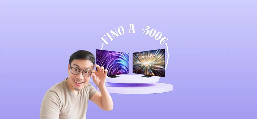 PROMO Samsung TV: fino a 300€ di SCONTO con questo coupon
