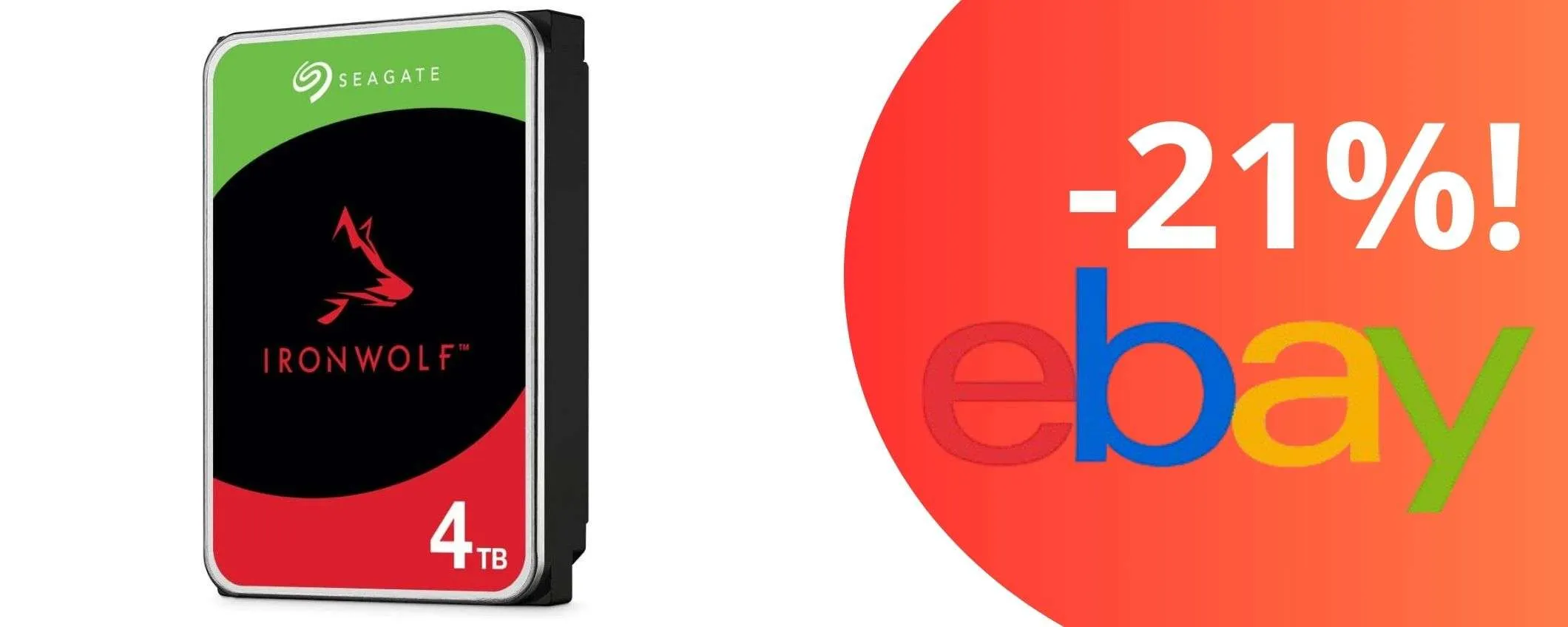 Seagate IronWolf 4TB al minimo storico: il disco perfetto per NAS è in FUORITUTTO!