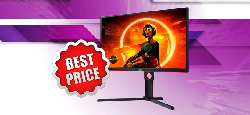 Monitor da gaming da 24,5" e tempo di risposta di 0,5ms in OFFERTA LIMITATA