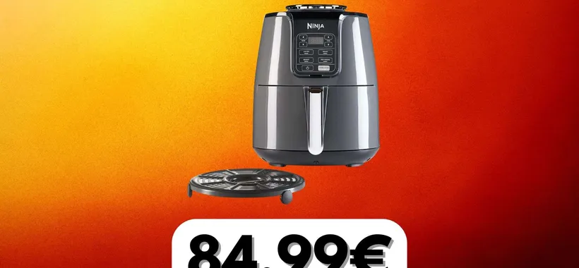 Friggitrice ad aria compatta Ninja: offerta folle su Amazon, tua a meno di 85€