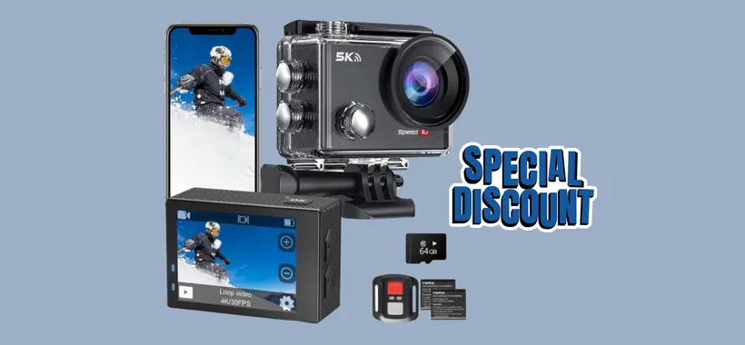 L'action cam economica che ti seguerà nelle tue avventure