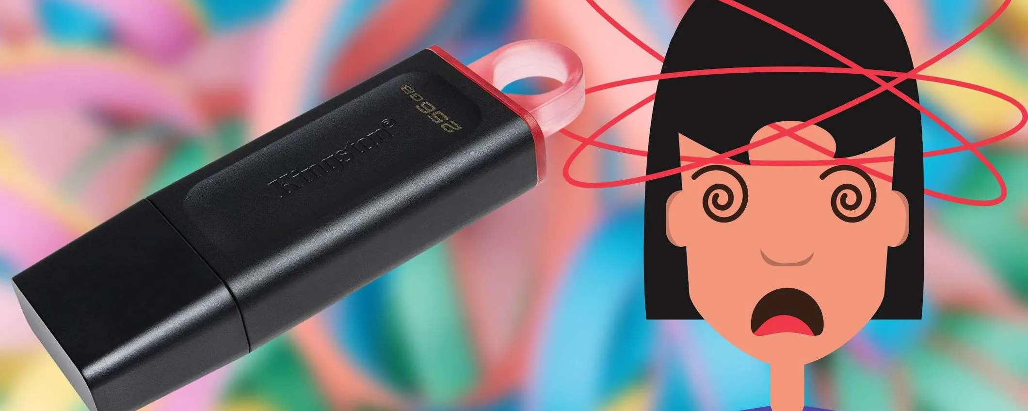 Kingston è IMPAZZITA: 54% di sconto per la chiavetta da 256GB, ora a 19€