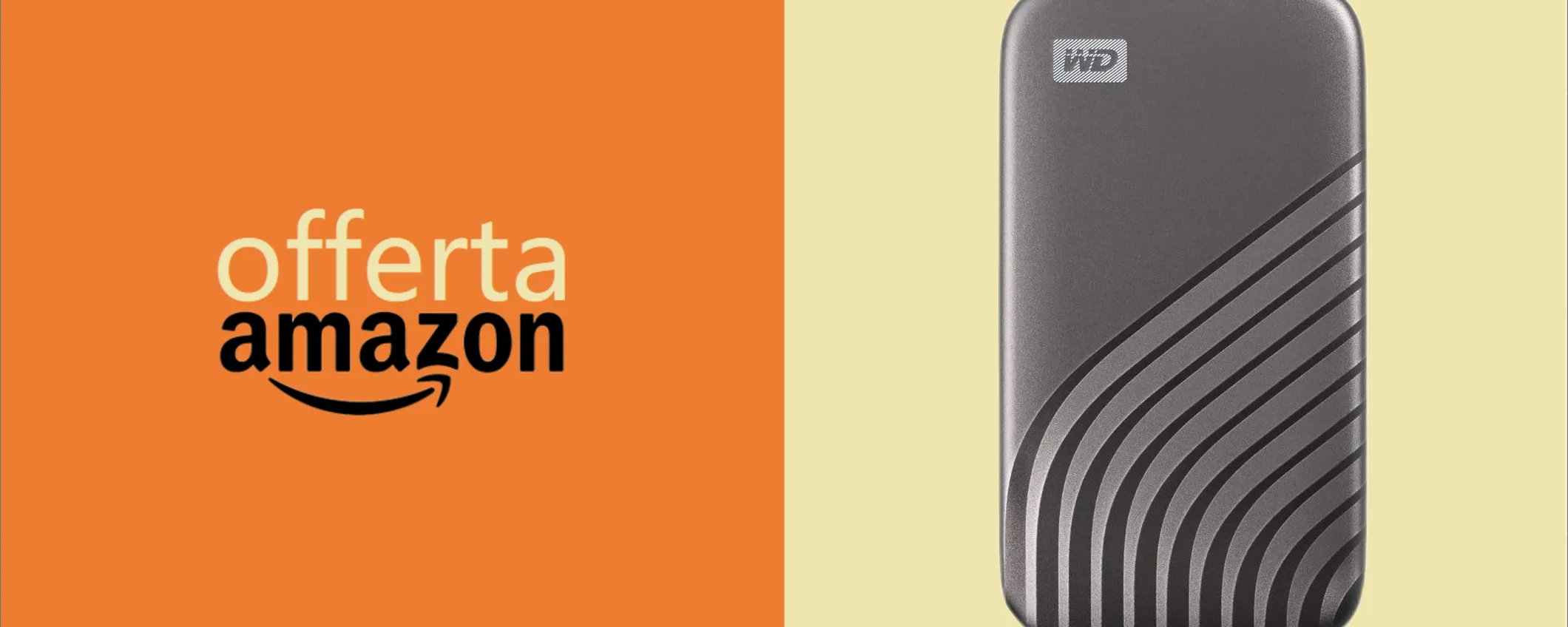 SSD WD My Passport da 1TB in sconto su Amazon: il prezzo crolla del 42%